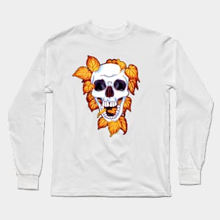 Fall Skull Long Sleeve T-Shirt